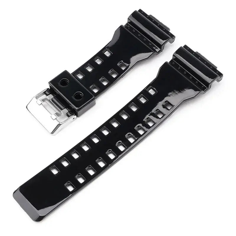 16mm Silicone Strap for Casio G-SHOCK GA-100/110/200 GD-100 GW-8900, TPU Band - STRAPS