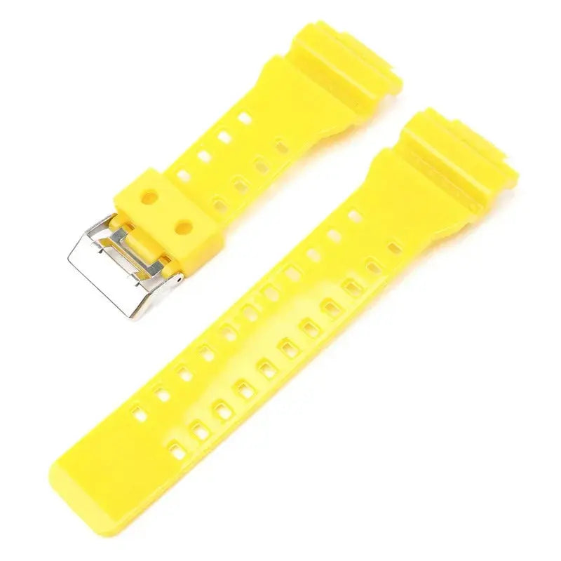 16mm Silicone Strap for Casio G-SHOCK GA-100/110/200 GD-100 GW-8900, TPU Band - STRAPS