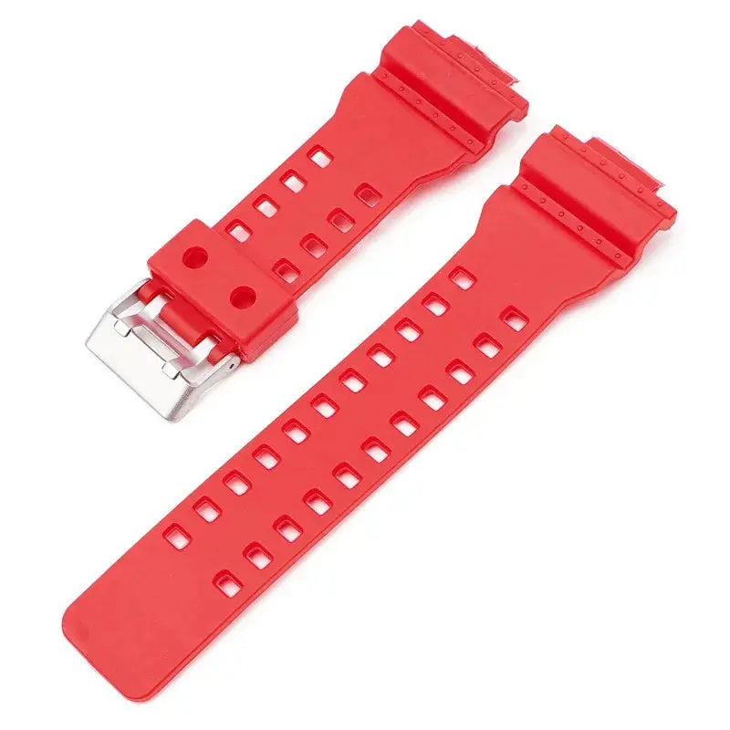 16mm Silicone Strap for Casio G-SHOCK GA-100/110/200 GD-100 GW-8900, TPU Band - STRAPS