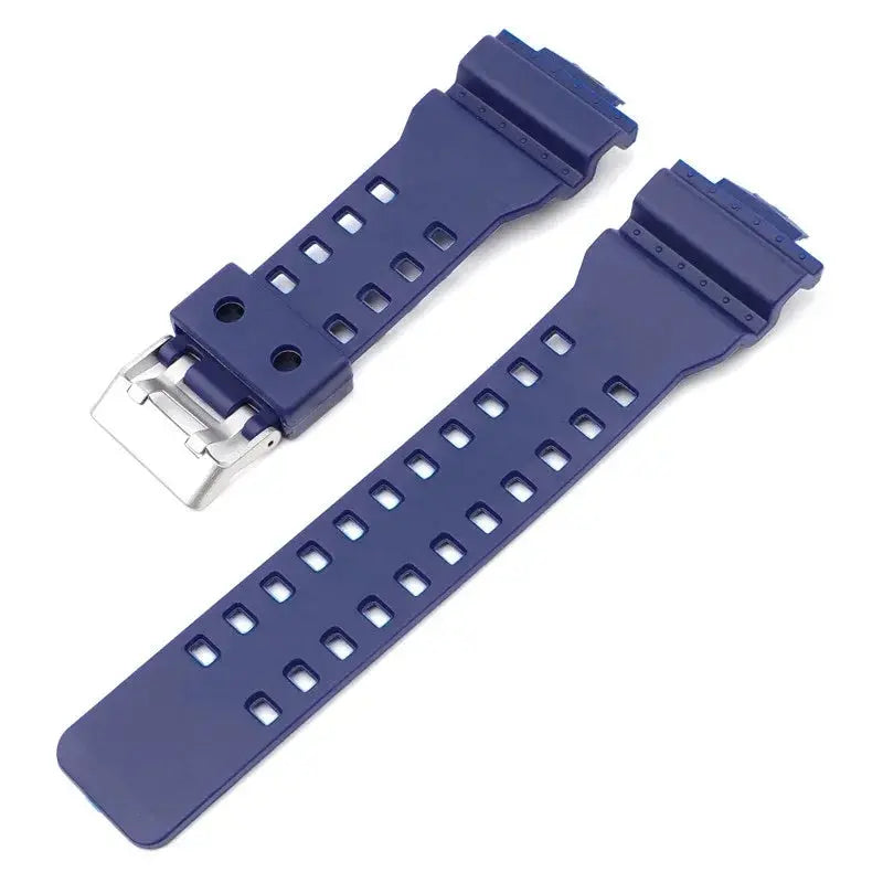 16mm Silicone Strap for Casio G-SHOCK GA-100/110/200 GD-100 GW-8900, TPU Band - STRAPS
