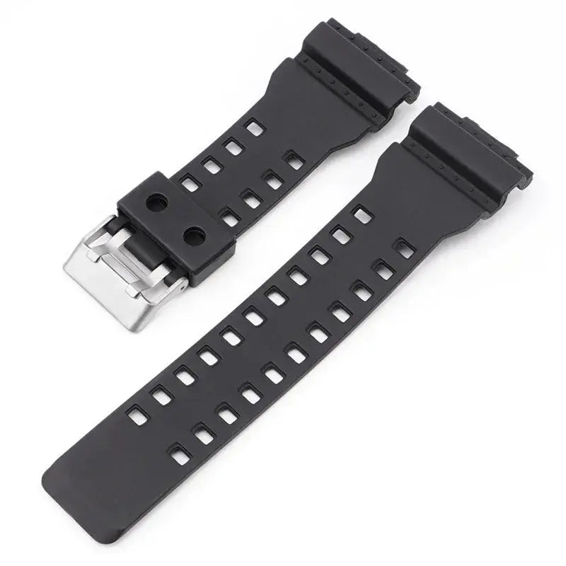 16mm Silicone Strap for Casio G-SHOCK GA-100/110/200 GD-100 GW-8900, TPU Band - STRAPS