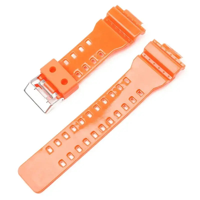 16mm Silicone Strap for Casio G-SHOCK GA-100/110/200 GD-100 GW-8900, TPU Band - STRAPS