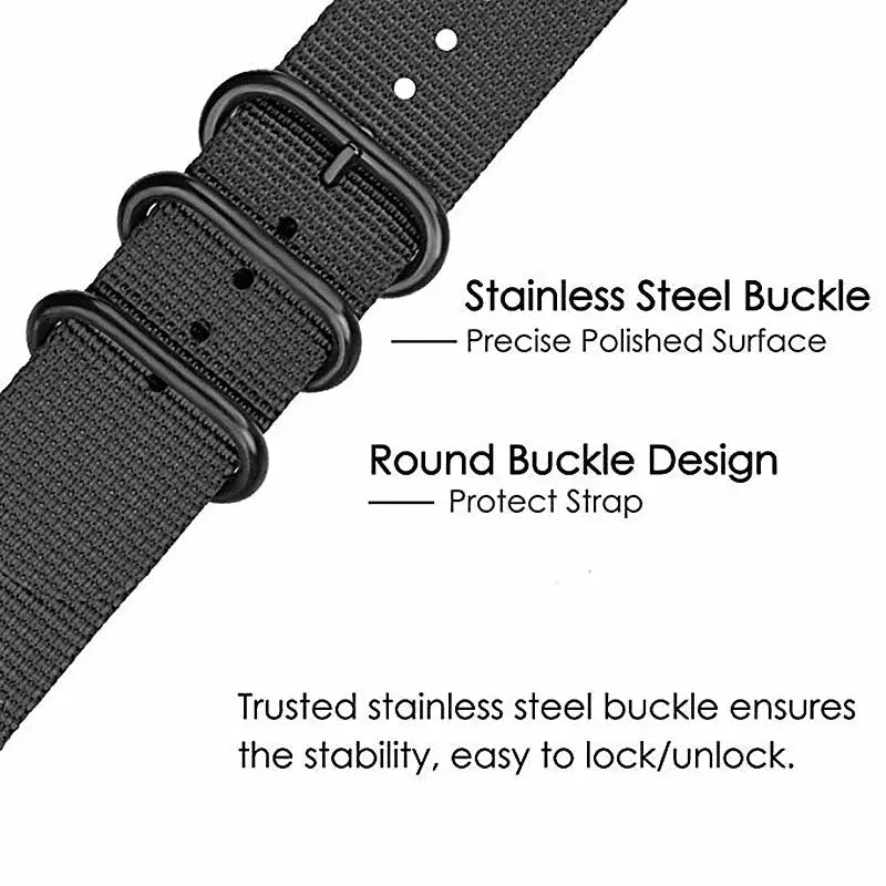 18mm/20mm Quick Release Nylon Watchband for Nokia Withings STEEL HR (36mm & 40mm) - STRAPS