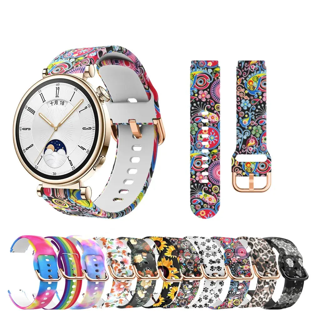 18mm Silicone Bands for Huawei Watch GT4 41mm – Stylish & Sporty Accessories for Women - STRAPS