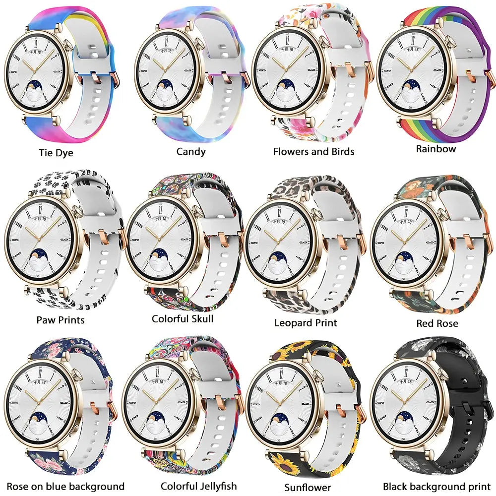 18mm Silicone Bands for Huawei Watch GT4 41mm – Stylish & Sporty Accessories for Women - STRAPS