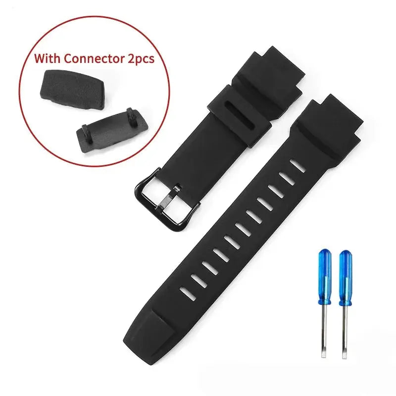 18mm Silicone Watch Strap for Casio Protrek PRG/PRW Series PRG-500 PRG-510 PRG-550 PRG-280 PRG-250 - STRAPS