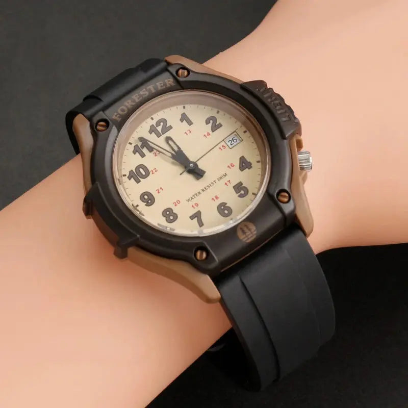 19mm Rubber Silicone Watch Band for Casio Forester FT-500WC/AW-80V - Waterproof Sport Strap - STRAPS