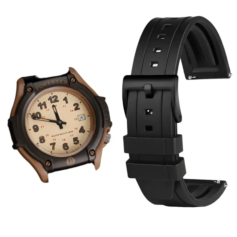 19mm Rubber Silicone Watch Band for Casio Forester FT-500WC/AW-80V - Waterproof Sport Strap - STRAPS