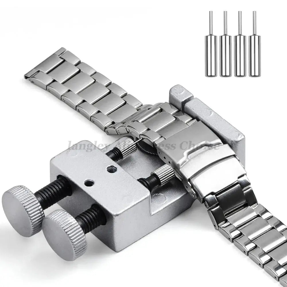 2-in-1 Metal Watch Repair Tool, Link Pin Remover & Strap Adjuster, Easy Use - STRAPS