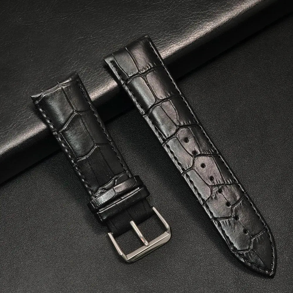 20/22mm Leather Strap for Samsung Galaxy Watch/Redmi Watch - Vintage Bracelet - STRAPS