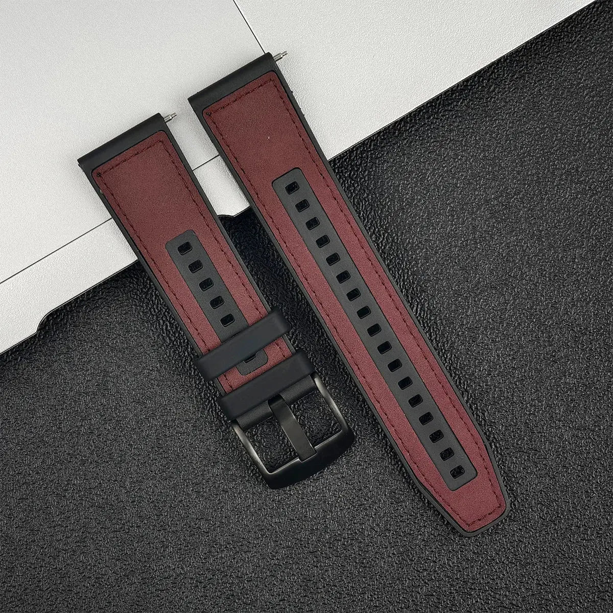 20/22mm Leather Strap for Samsung Galaxy Watch/Redmi Watch - Vintage Bracelet - STRAPS