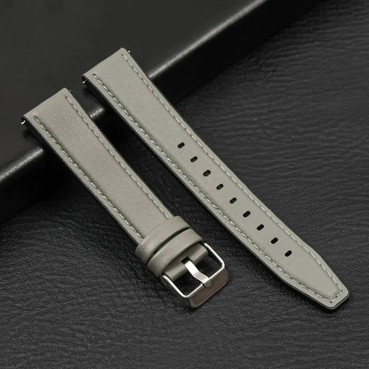 20/22mm Leather Strap for Samsung Galaxy Watch/Redmi Watch - Vintage Bracelet - STRAPS