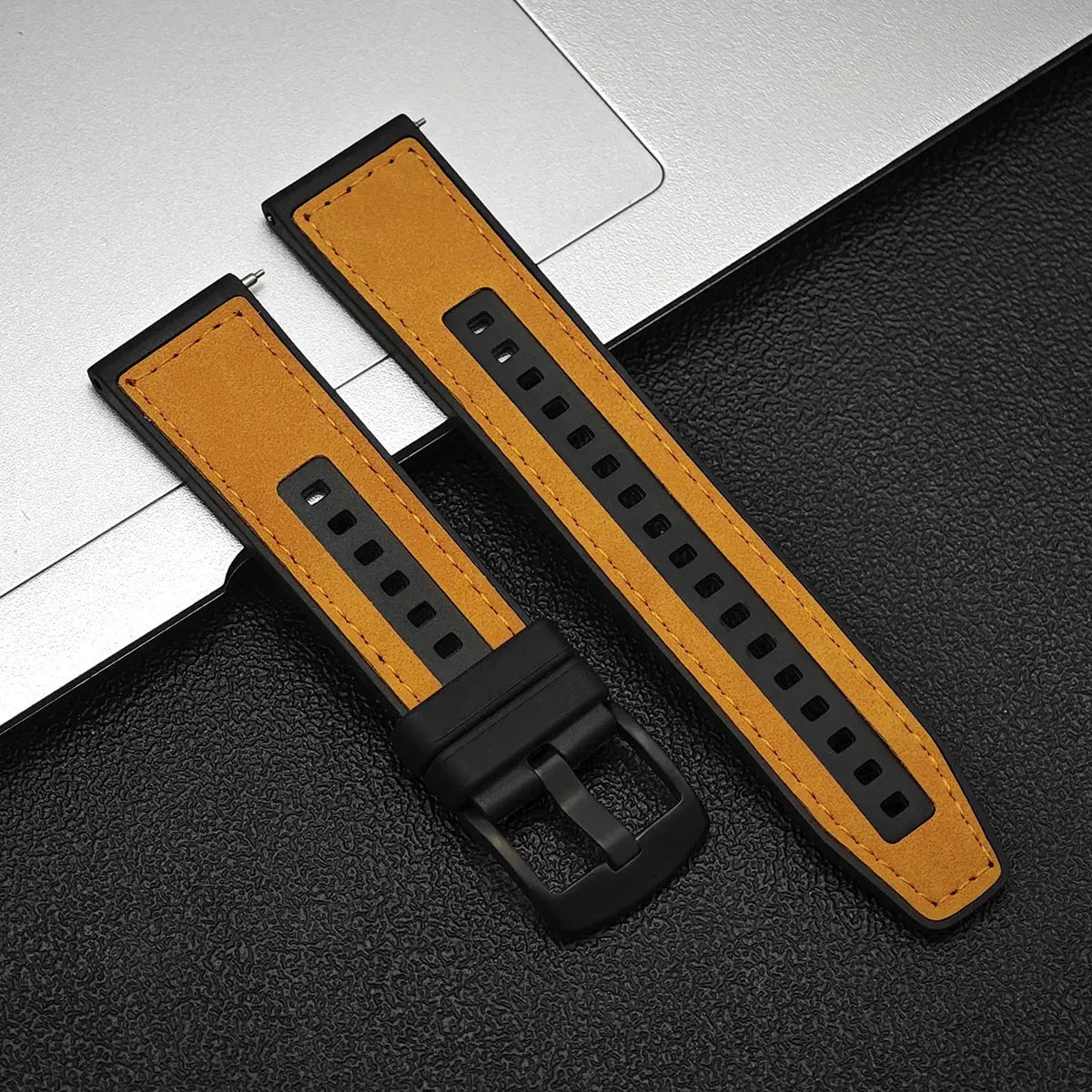 20/22mm Leather Strap for Samsung Galaxy Watch/Redmi Watch - Vintage Bracelet - STRAPS