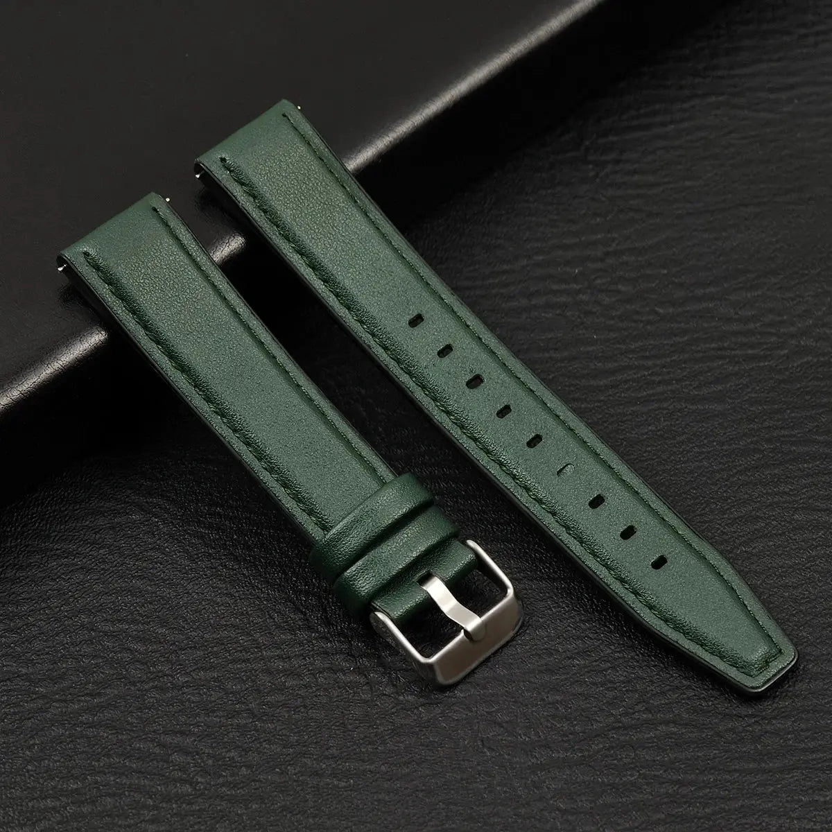 20/22mm Leather Strap for Samsung Galaxy Watch/Redmi Watch - Vintage Bracelet - STRAPS