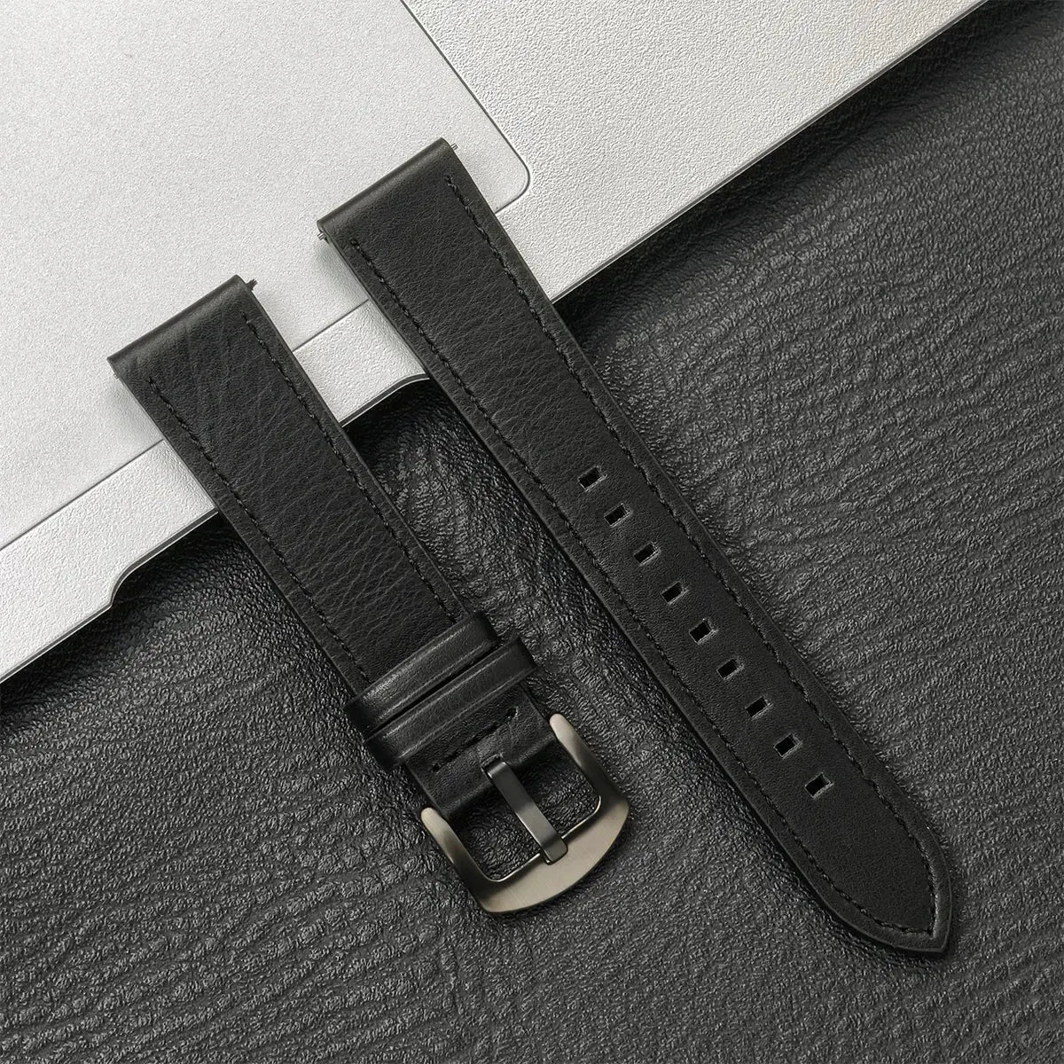 20/22mm Leather Strap for Samsung Galaxy Watch/Redmi Watch - Vintage Bracelet - STRAPS