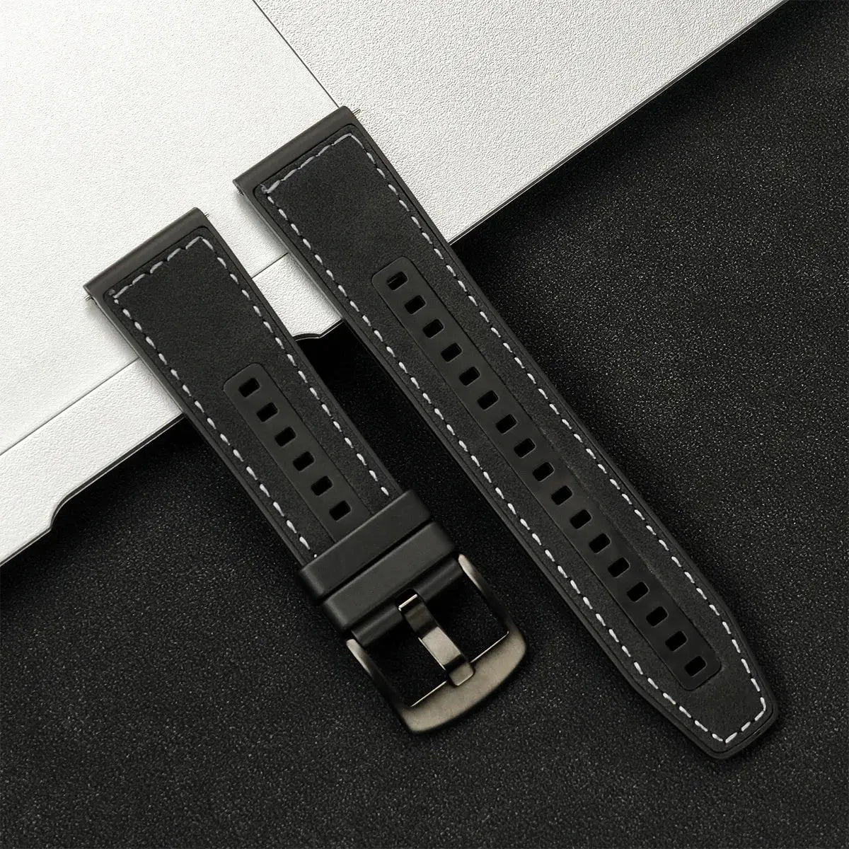 20/22mm Leather Strap for Samsung Galaxy Watch/Redmi Watch - Vintage Bracelet - STRAPS