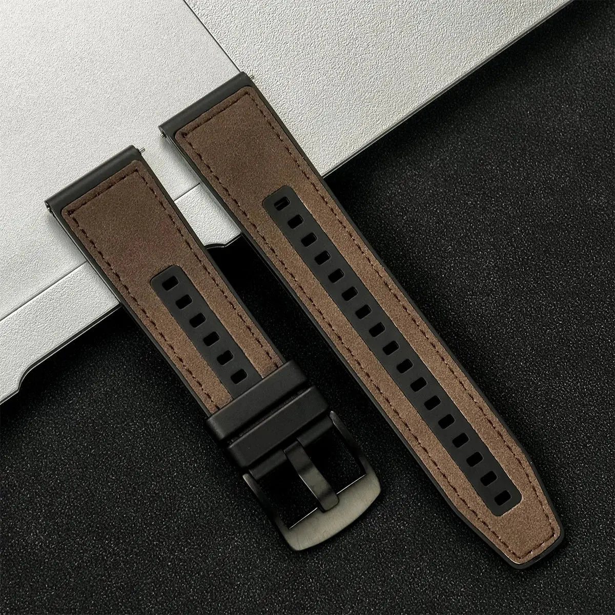 20/22mm Leather Strap for Samsung Galaxy Watch/Redmi Watch - Vintage Bracelet - STRAPS