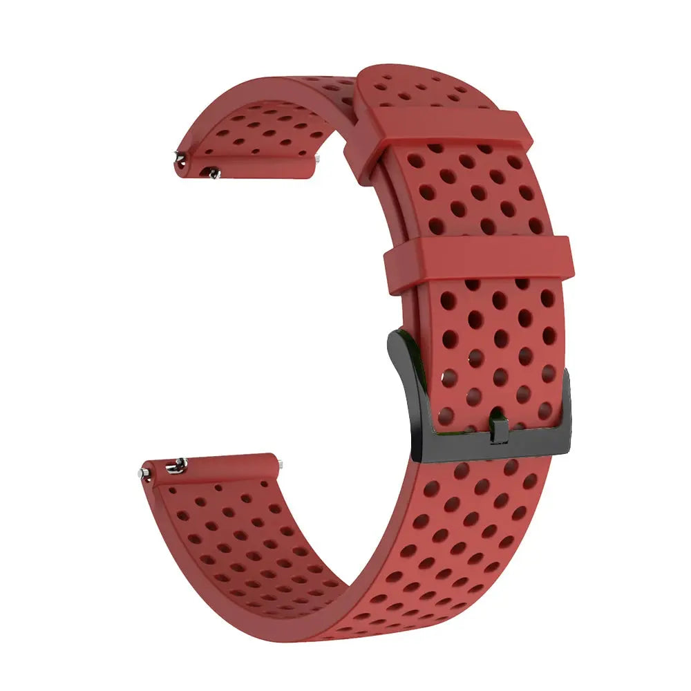 20mm Breathable Silicone Strap for SUUNTO 3 Fitness & Huawei GT 2/3 – Sport Replacement Band - STRAPS