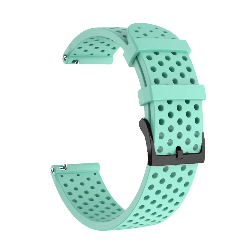 20mm Breathable Silicone Strap for SUUNTO 3 Fitness & Huawei GT 2/3 – Sport Replacement Band - STRAPS