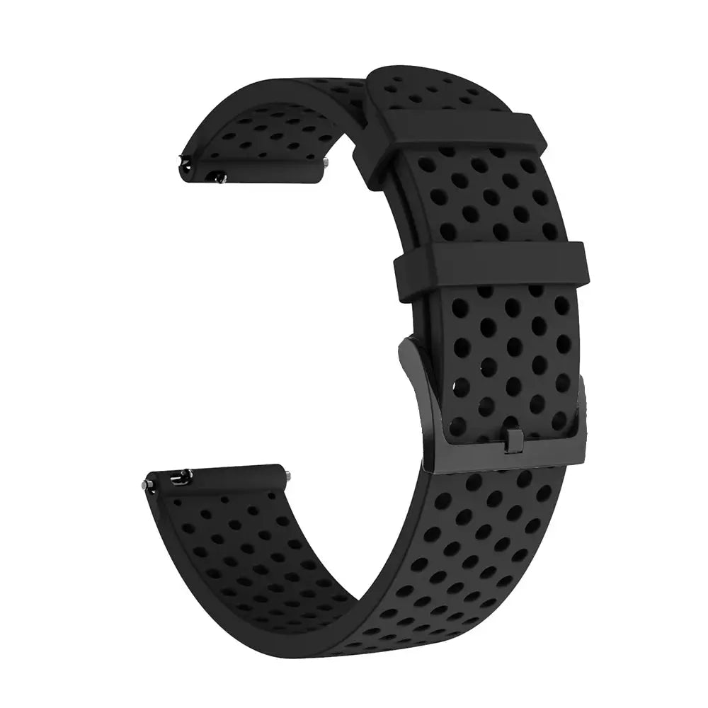 20mm Breathable Silicone Strap for SUUNTO 3 Fitness & Huawei GT 2/3 – Sport Replacement Band - STRAPS
