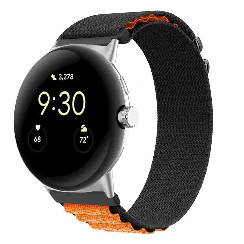 20mm Nylon Band for Google Pixel Watch 1/2 – Durable Weave Bracelet Sport Strap STRAPS