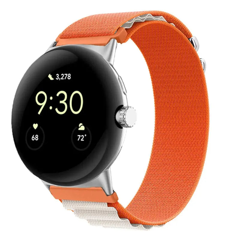 20mm Nylon Band for Google Pixel Watch 1/2 – Durable Weave Bracelet Sport Strap STRAPS