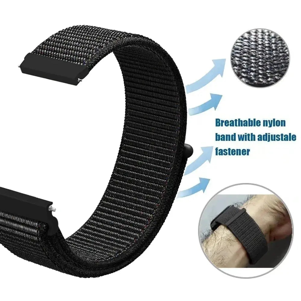 22mm/20mm Nylon Watch Strap for COROS PACE 3, PACE 2, APEX 2 Pro, APEX Pro – Quick Release Band STRAPS