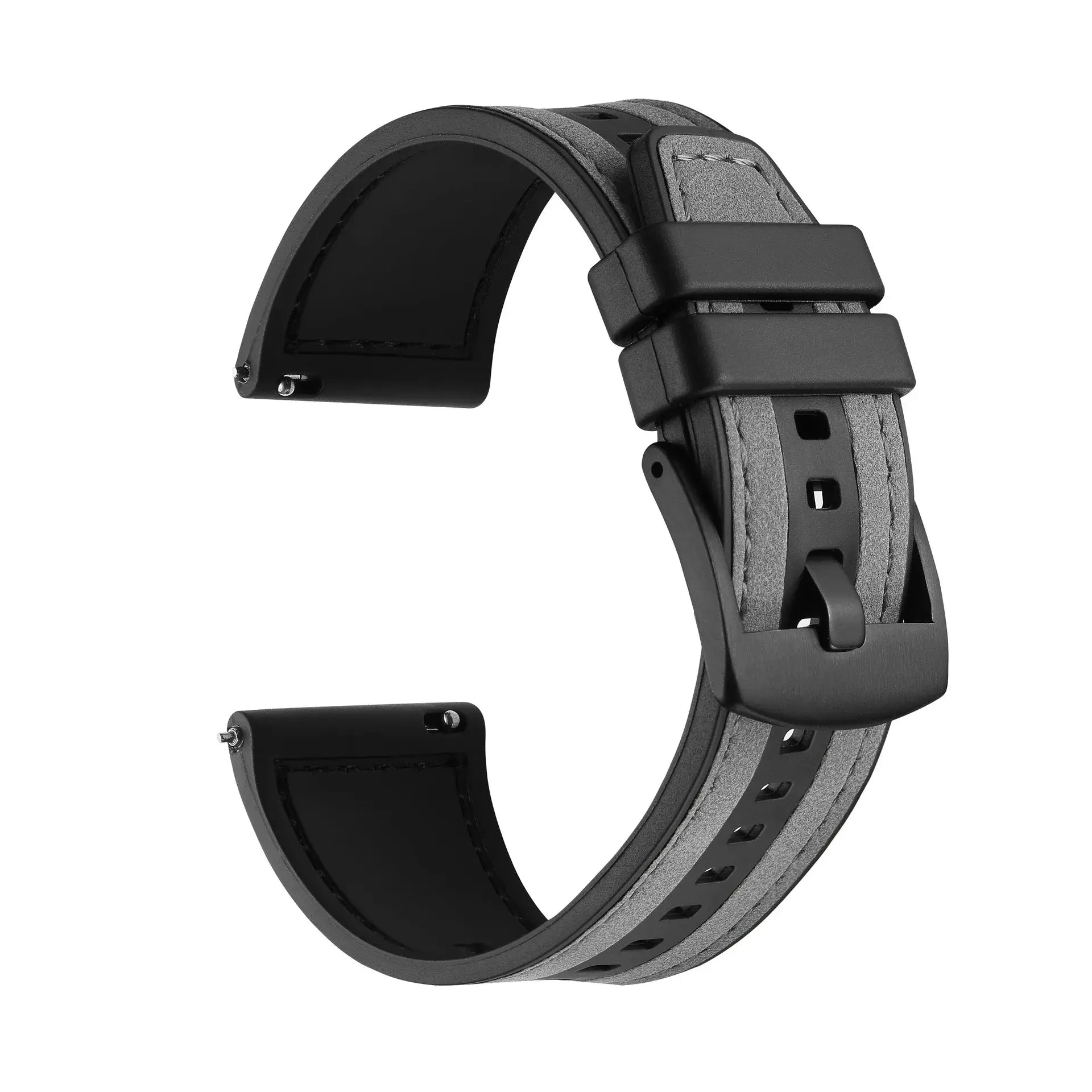 22mm Leather Silicone Strap for SUUNTO Ocean, Race S, Vertical, 9 Peak Pro, 5 Peak Replacement Band - STRAPS