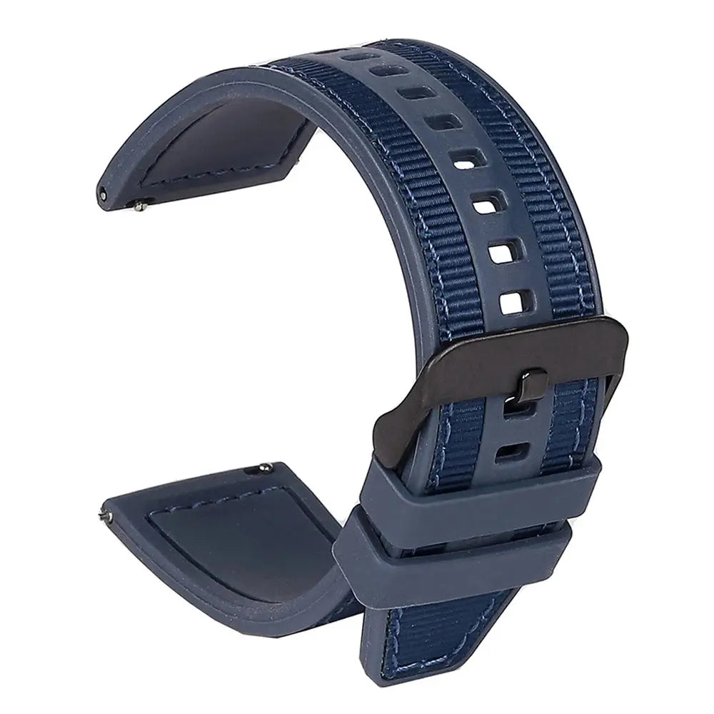 22mm Nylon Braid Strap for SUUNTO RACE, VERTICAL, 9 PEAK PRO, 5 PEAK Smartwatch Replacement Band - STRAPS