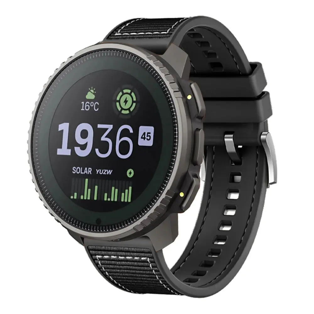 22mm Nylon Braid Strap for SUUNTO RACE, VERTICAL, 9 PEAK PRO, 5 PEAK Smartwatch Replacement Band - STRAPS