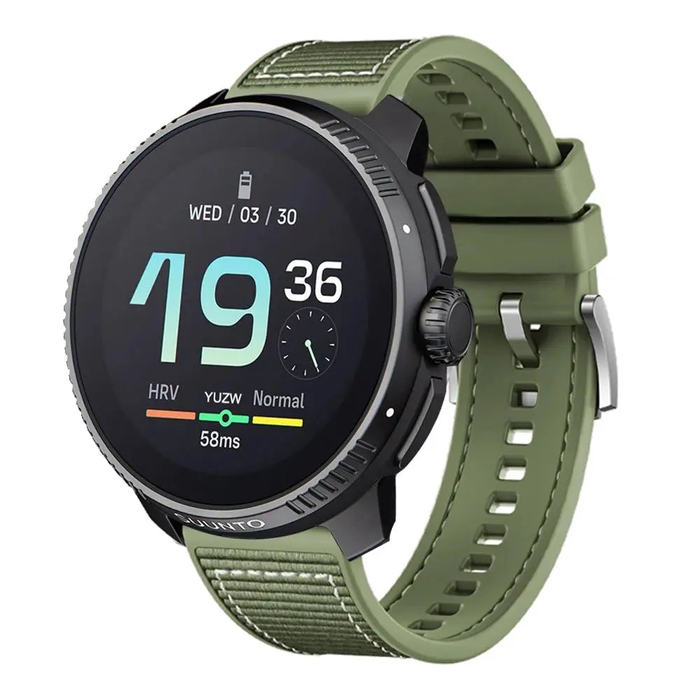 22mm Nylon Braid Strap for SUUNTO RACE, VERTICAL, 9 PEAK PRO, 5 PEAK Smartwatch Replacement Band - STRAPS