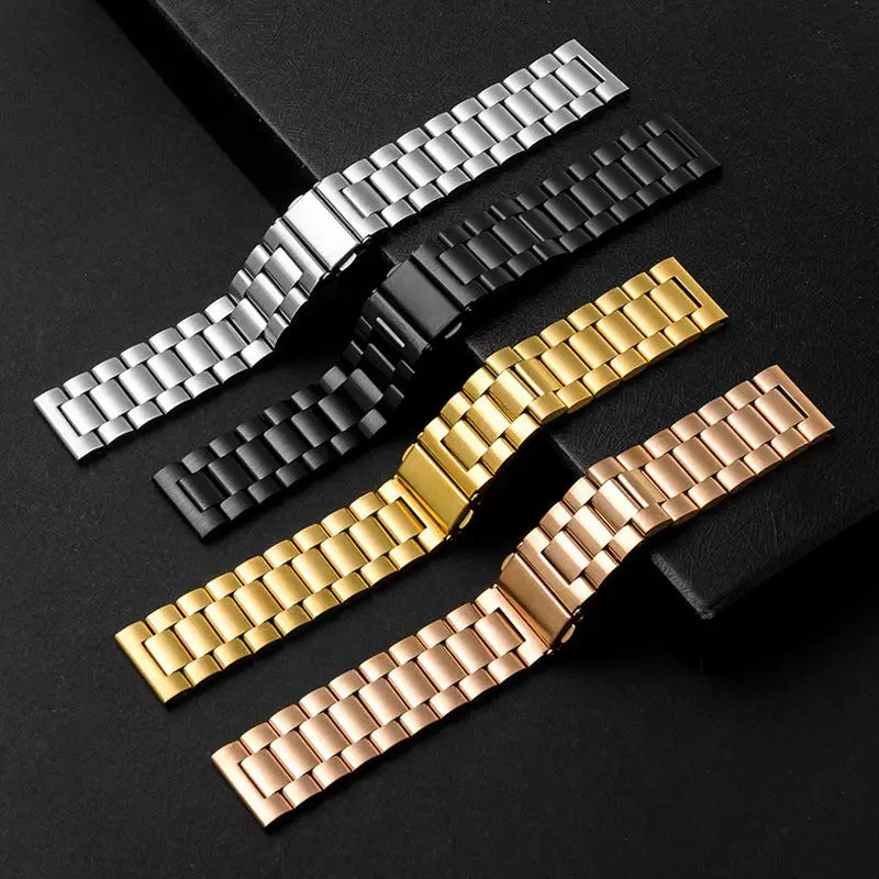 22mm Stainless Steel Watch Strap for Xiaomi Watch 2 Pro, S1, S2, S3, and Mi Watch Color – Metal Band - STRAPS