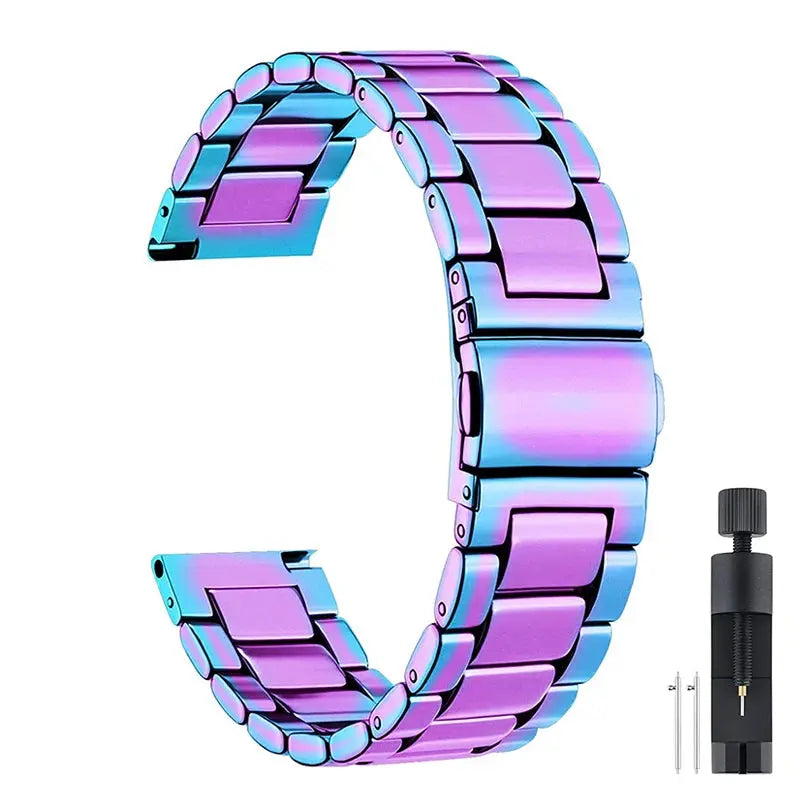 22mm Stainless Steel Watch Strap for Xiaomi Watch 2 Pro, S1, S2, S3, and Mi Watch Color – Metal Band - STRAPS