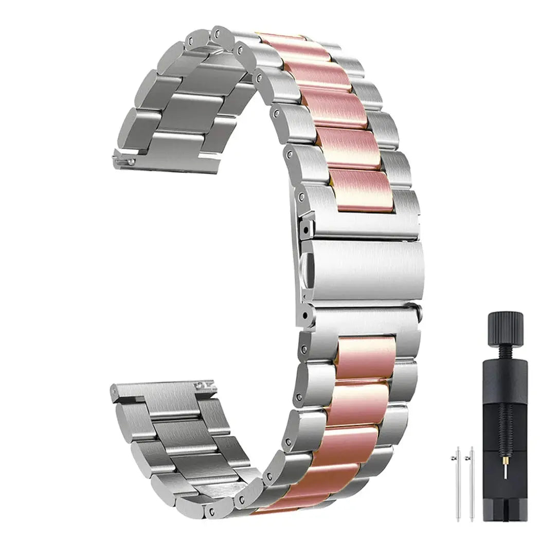 22mm Stainless Steel Watch Strap for Xiaomi Watch 2 Pro, S1, S2, S3, and Mi Watch Color – Metal Band - STRAPS