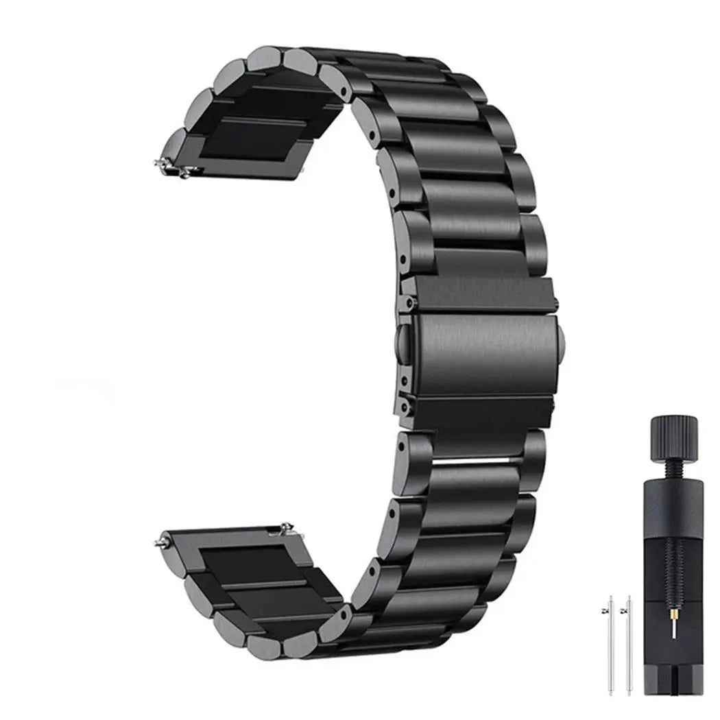 22mm Stainless Steel Watch Strap for Xiaomi Watch 2 Pro, S1, S2, S3, and Mi Watch Color – Metal Band - STRAPS