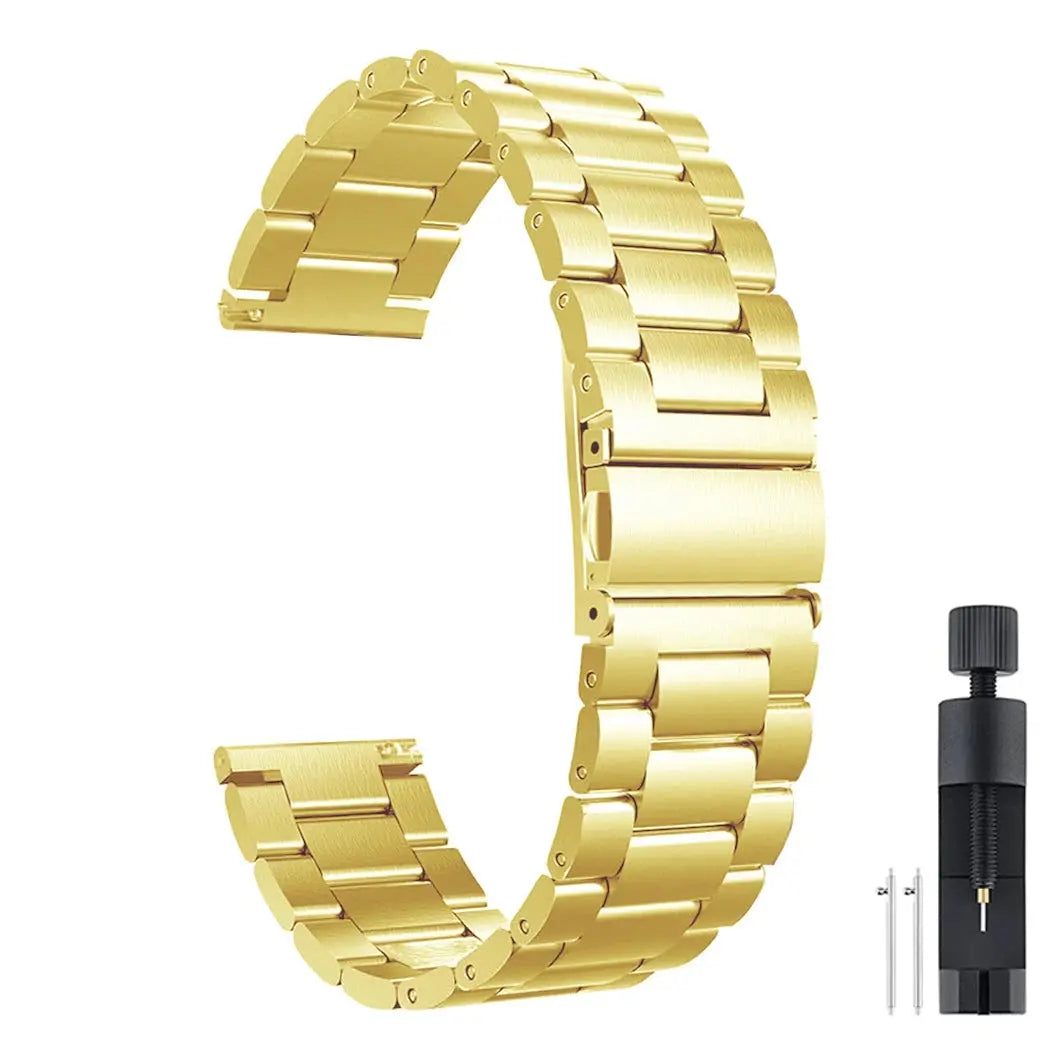 22mm Stainless Steel Watch Strap for Xiaomi Watch 2 Pro, S1, S2, S3, and Mi Watch Color – Metal Band - STRAPS