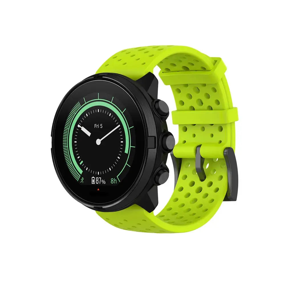 24mm Silicone Watch Band for Suunto 9 Baro, Spartan Sport, Fossil Q Hybrid STRAPS