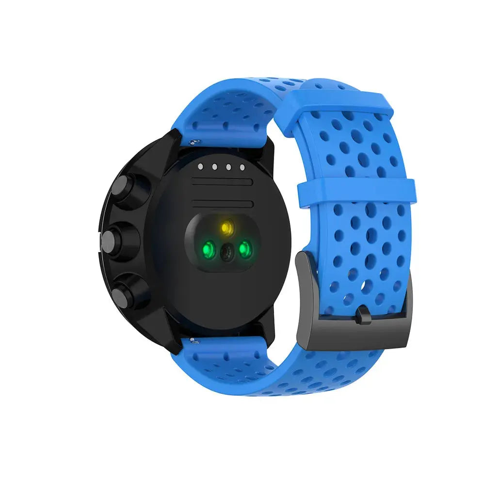 24mm Silicone Watch Band for Suunto 9 Baro, Spartan Sport, Fossil Q Hybrid STRAPS