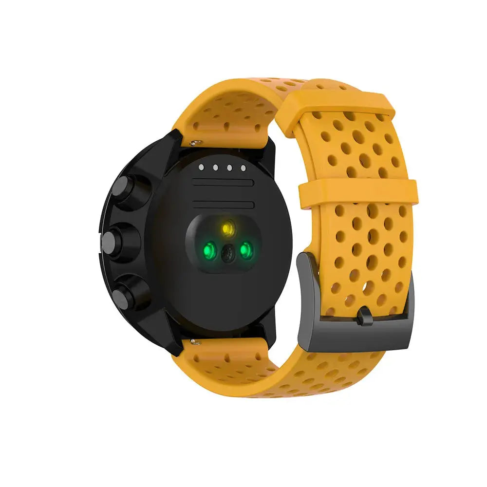 24mm Silicone Watch Band for Suunto 9 Baro, Spartan Sport, Fossil Q Hybrid STRAPS