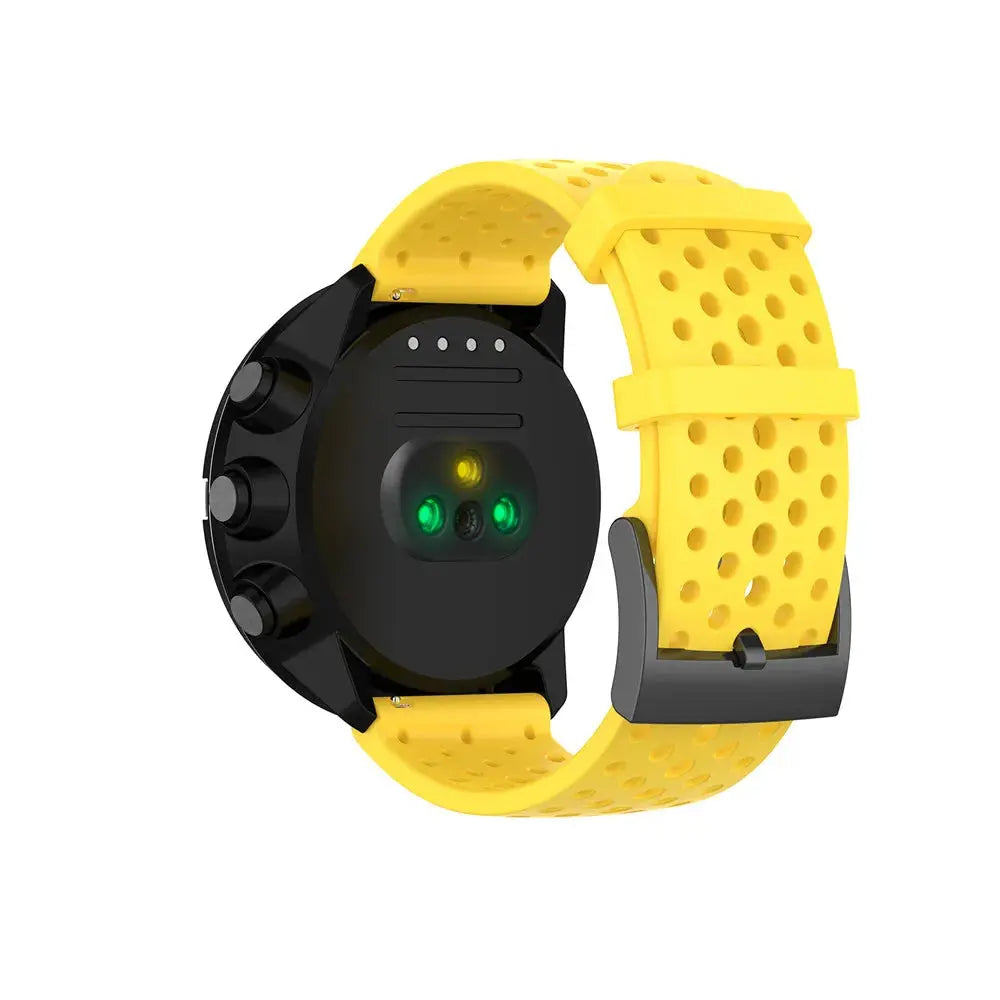 24mm Silicone Watch Band for Suunto 9 Baro, Spartan Sport, Fossil Q Hybrid STRAPS