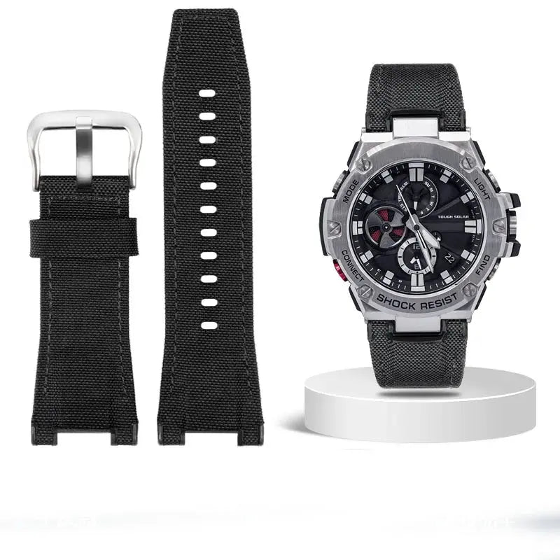 26mm Genuine Leather Watch Strap for Casio G-SHOCK GST Series - Notched Band - STRAPS