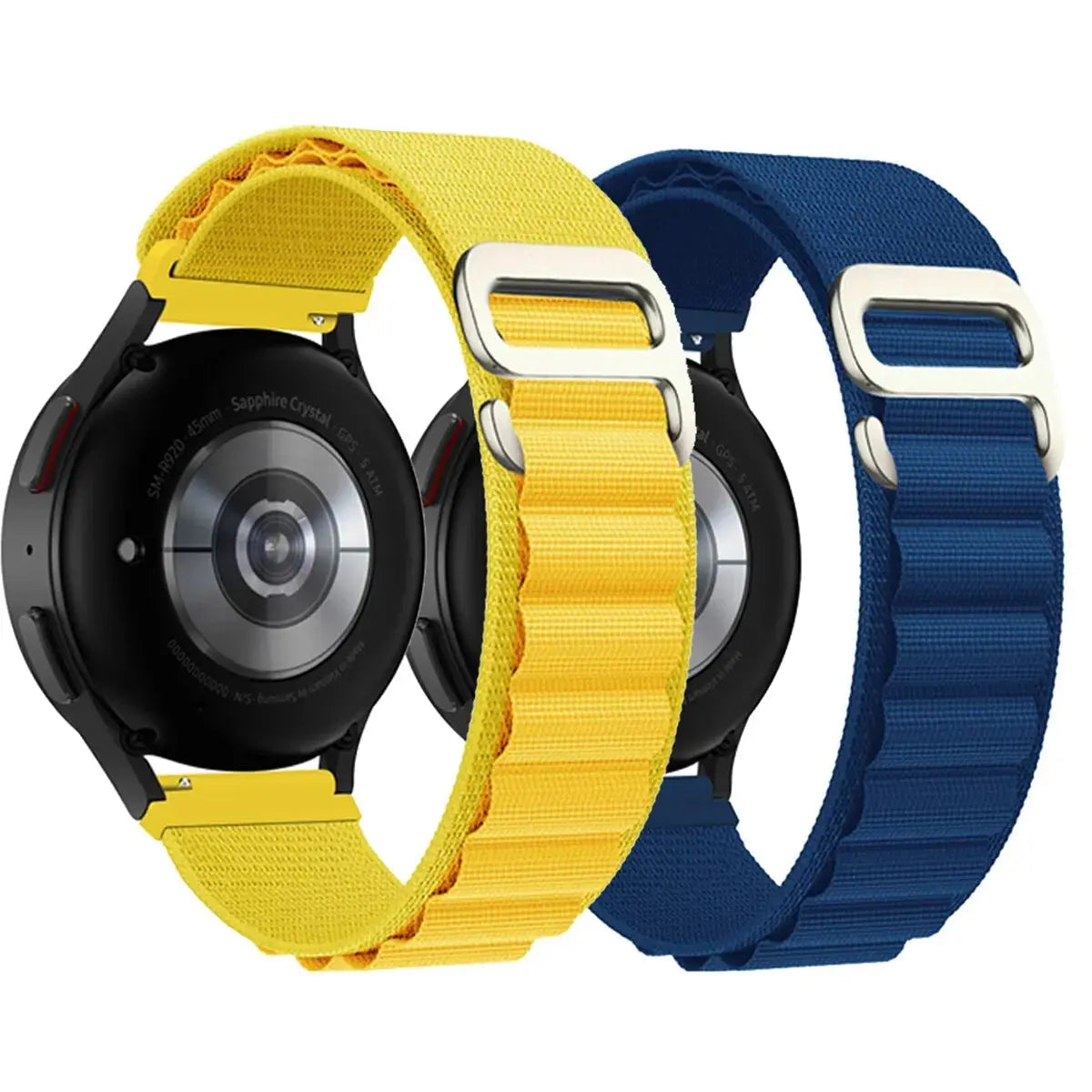 2pcs Nylon Alpine Loop Straps (20mm/22mm) for Samsung Galaxy, Huawei GT, Garmin, Amazfit, Xiaomi - STRAPS