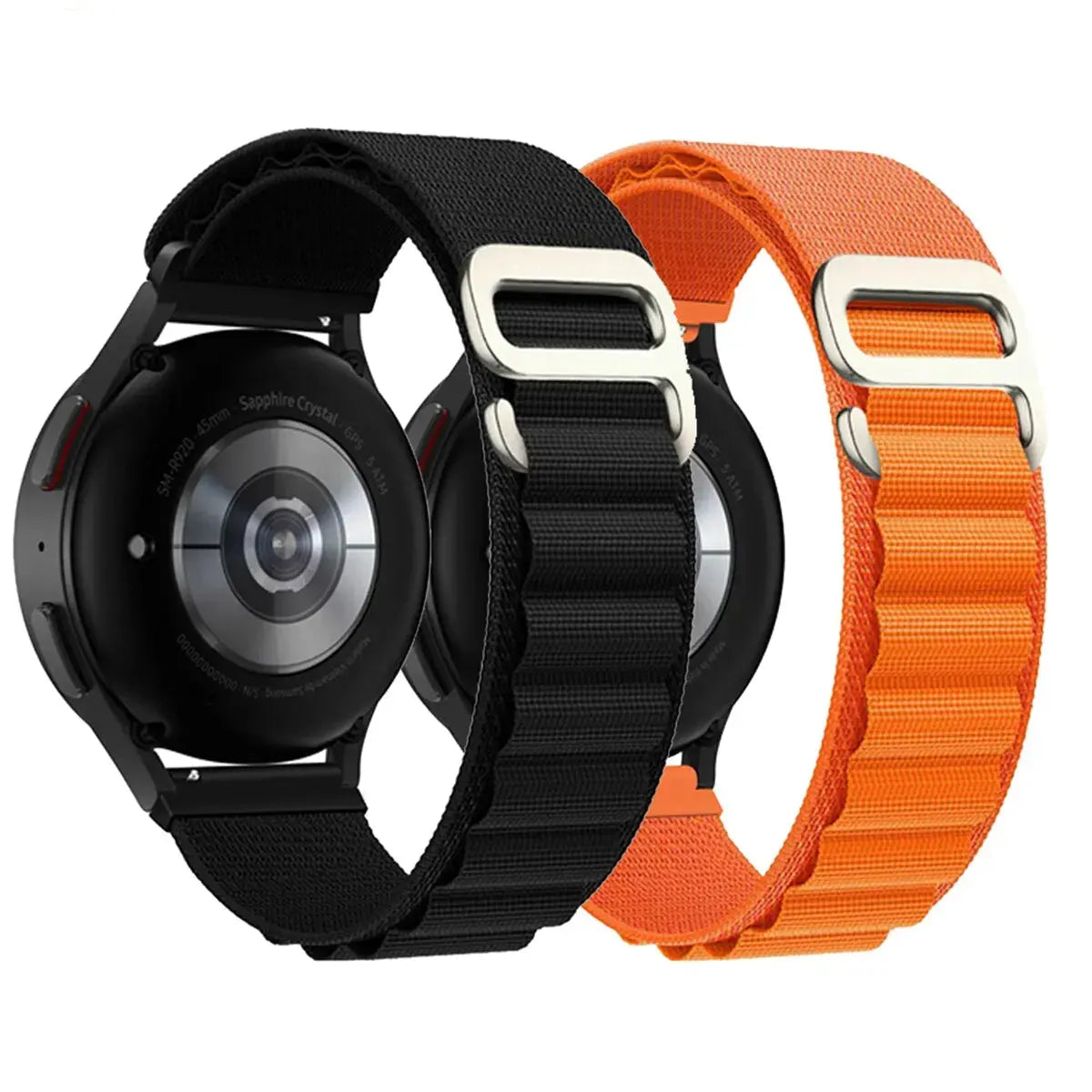 2pcs Nylon Alpine Loop Straps (20mm/22mm) for Samsung Galaxy, Huawei GT, Garmin, Amazfit, Xiaomi - STRAPS
