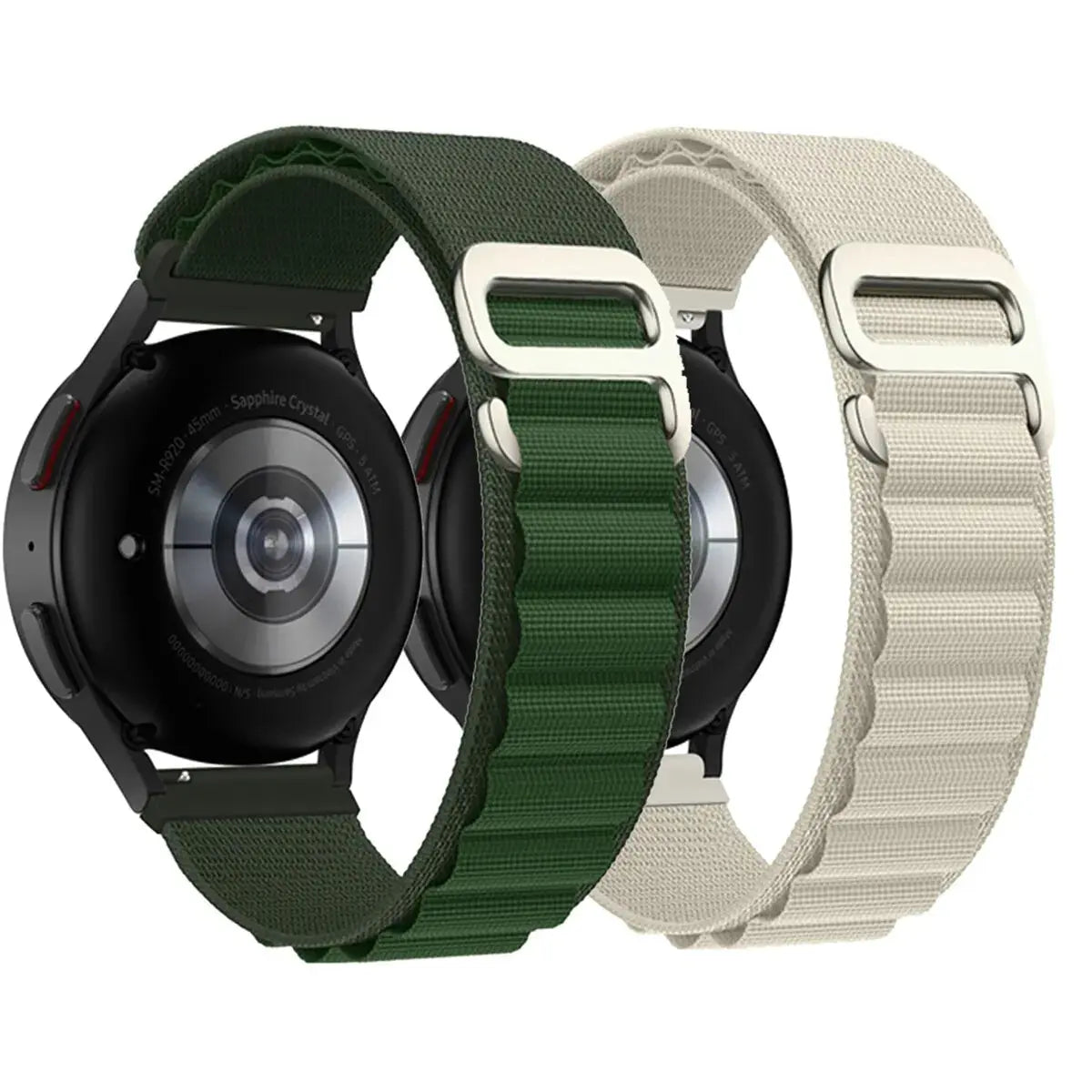 2pcs Nylon Alpine Loop Straps (20mm/22mm) for Samsung Galaxy, Huawei GT, Garmin, Amazfit, Xiaomi - STRAPS