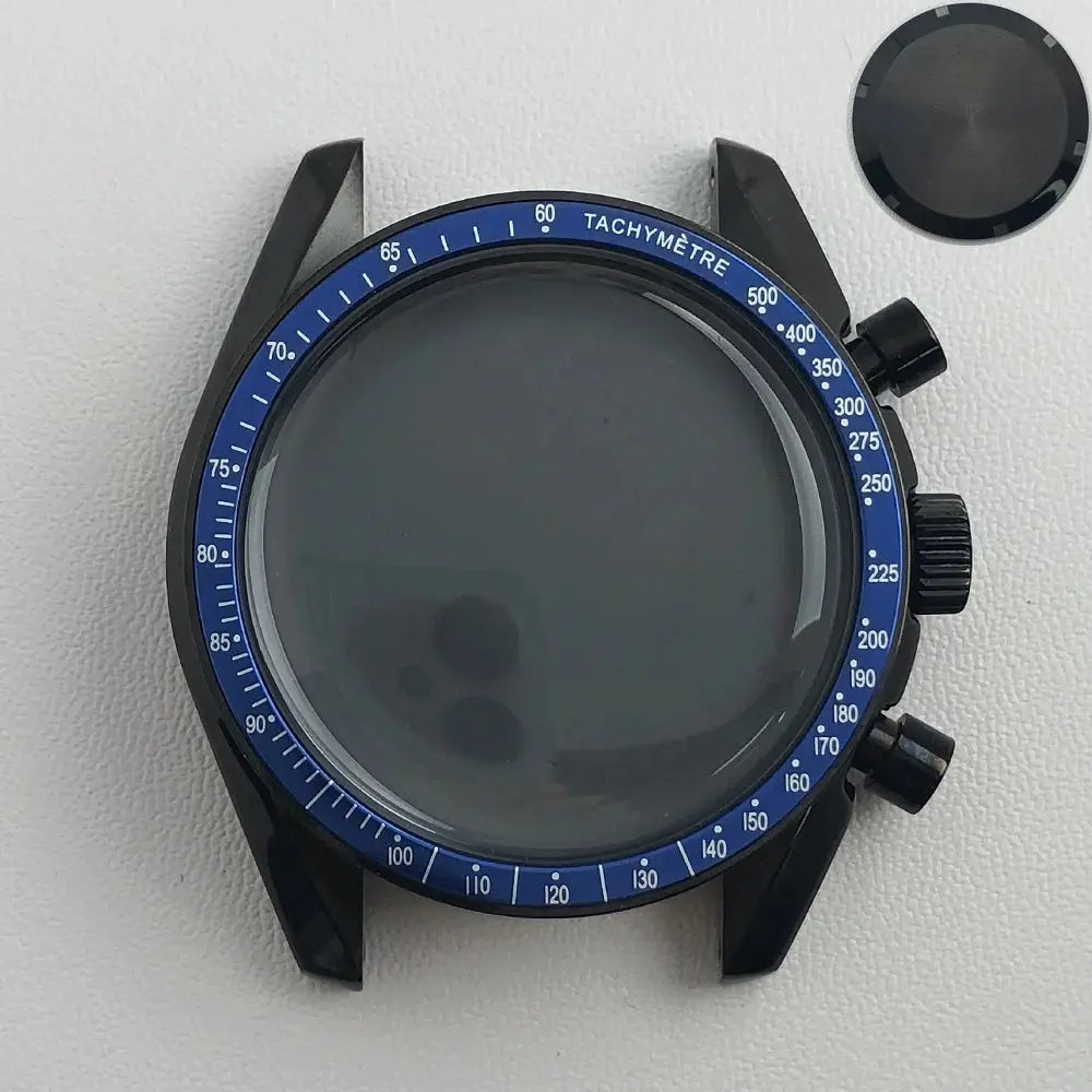 39.7mm Stainless Steel Watch Case for VK63 Movement, 20mm Lug, 32.5mm Dial - STRAPS