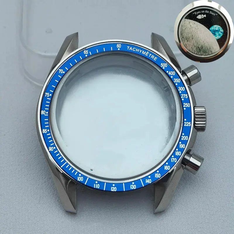 39.7mm Stainless Steel Watch Case for VK63 Movement, 20mm Lug, 32.5mm Dial - STRAPS