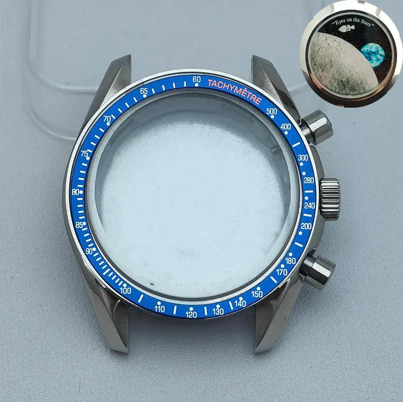 39.7mm Stainless Steel Watch Case for VK63 Movement, 20mm Lug, 32.5mm Dial - STRAPS