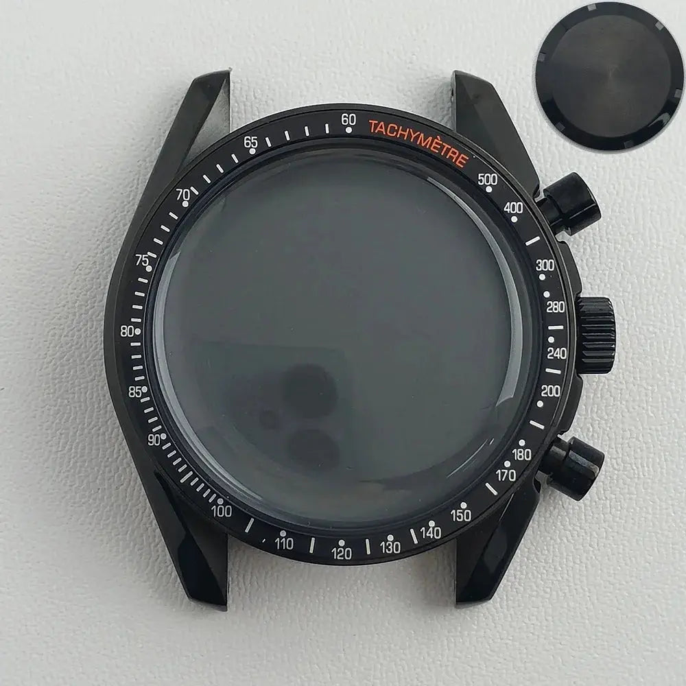 39.7mm Stainless Steel Watch Case for VK63 Movement, 20mm Lug, 32.5mm Dial - STRAPS