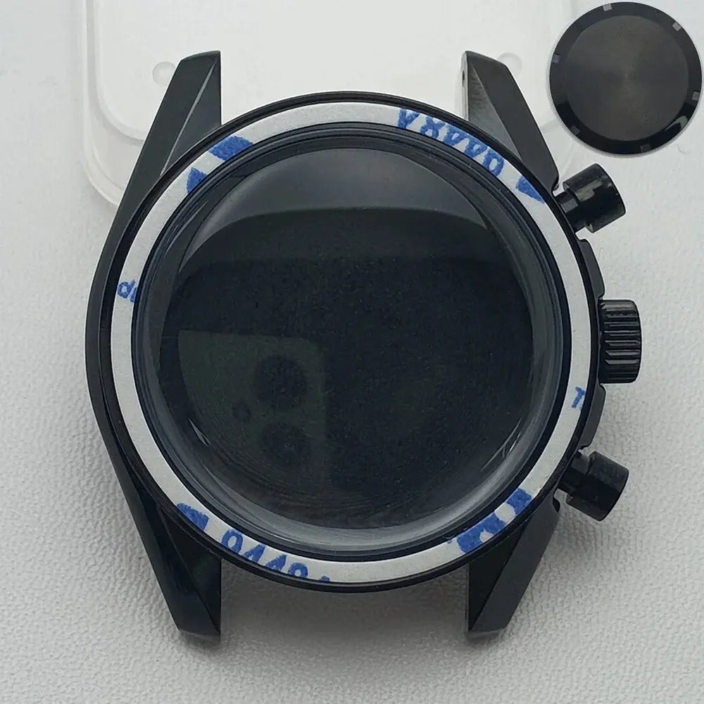 39.7mm Stainless Steel Watch Case for VK63 Movement, 20mm Lug, 32.5mm Dial - STRAPS