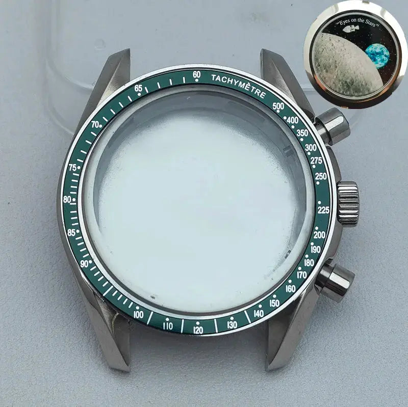 39.7mm Stainless Steel Watch Case for VK63 Movement, 20mm Lug, 32.5mm Dial - STRAPS